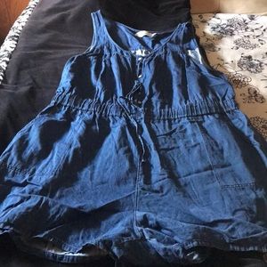denim romper
